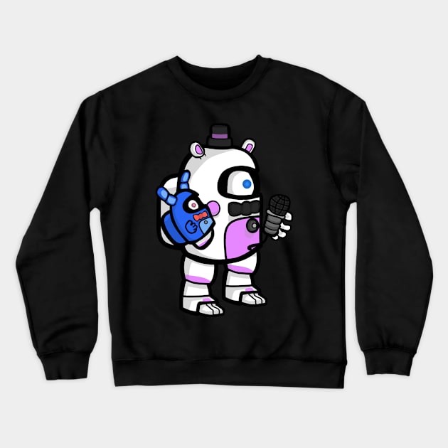 Fnaf Impostor Freddy T-Shirt (Among Us Meme ) Crewneck Sweatshirt by LNO Designs